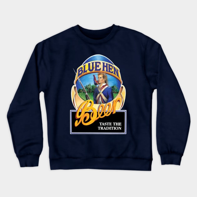 Blue Hen Beer Crewneck Sweatshirt by DelTees